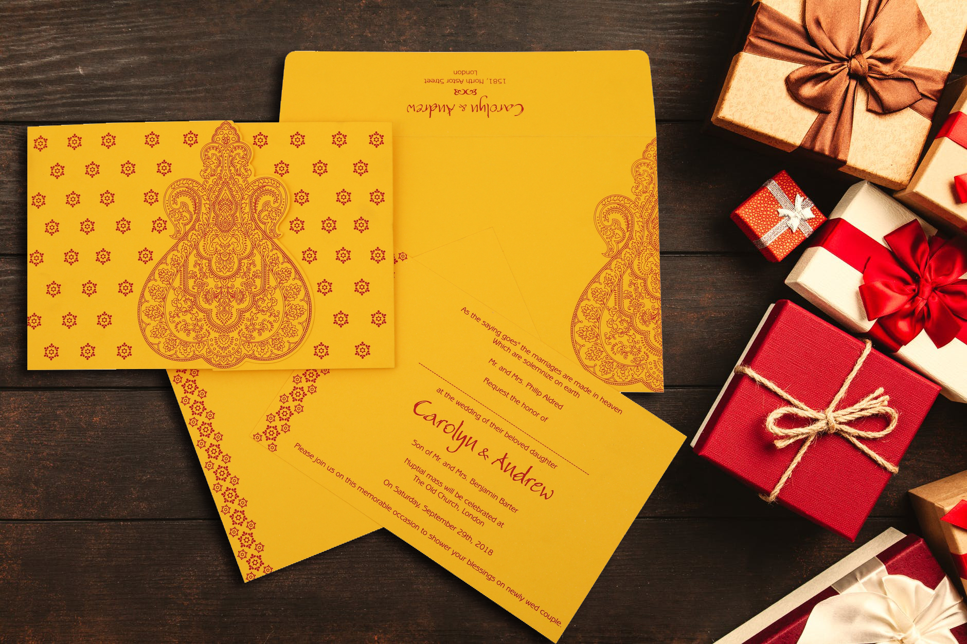 Hindu wedding cards | Hindu wedding invitations | Marriage Cards