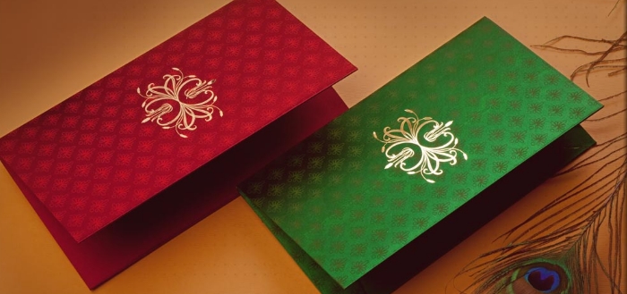 Irresistible and stylish South Indian Wedding Invitation Cards