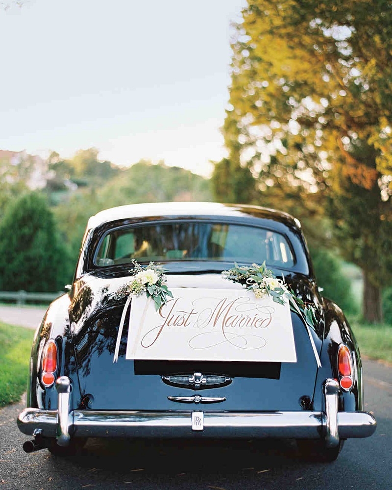 vintage-car-sign-justmarried