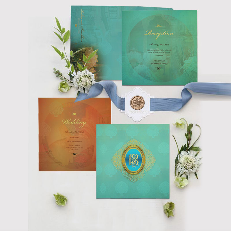 Cactus Themed Wedding invitations CD-1822