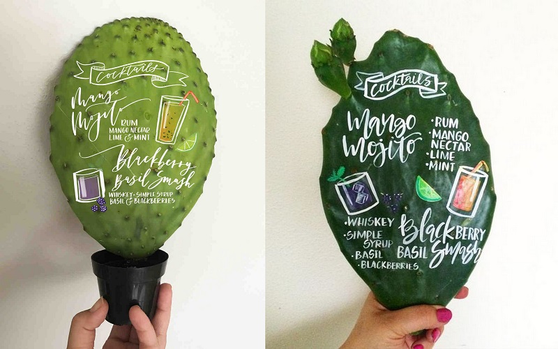 Cactus cocktail sign
