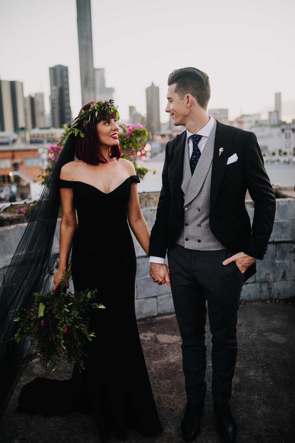 Halloween wedding dress