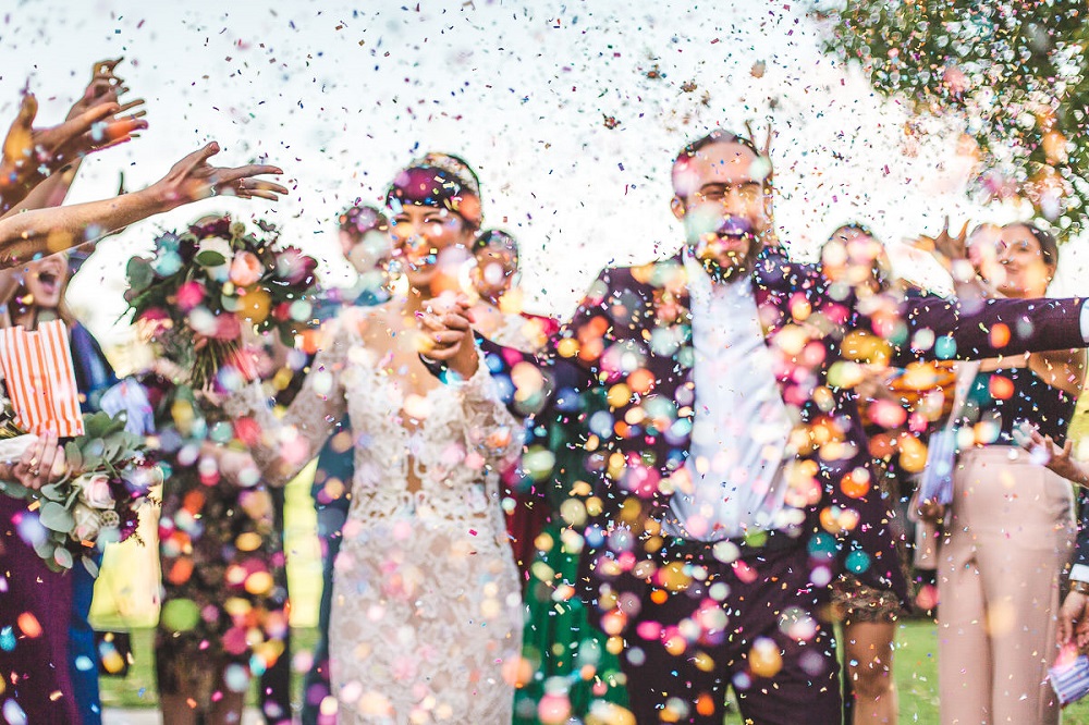 A colorful, fusion British Indian wedding at Cain Manor- Photos
