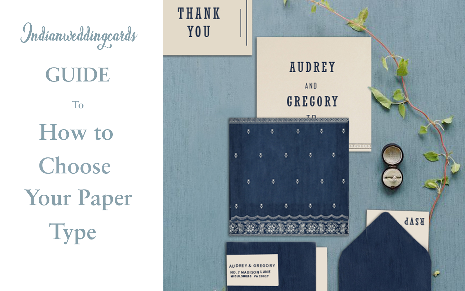 Types of Wedding papers