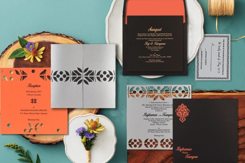 linen wedding paper