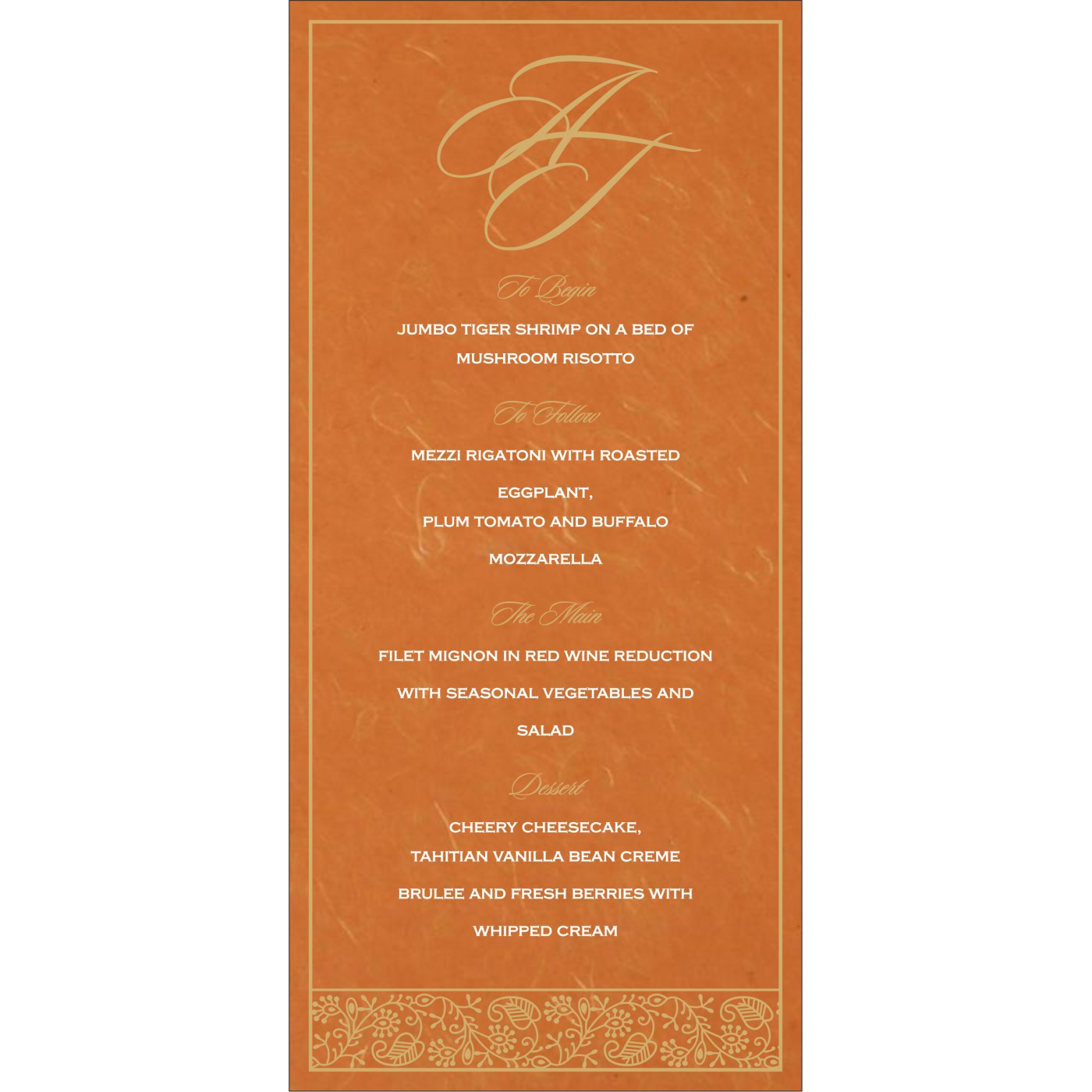 Menu Cards : CMENU 8215L