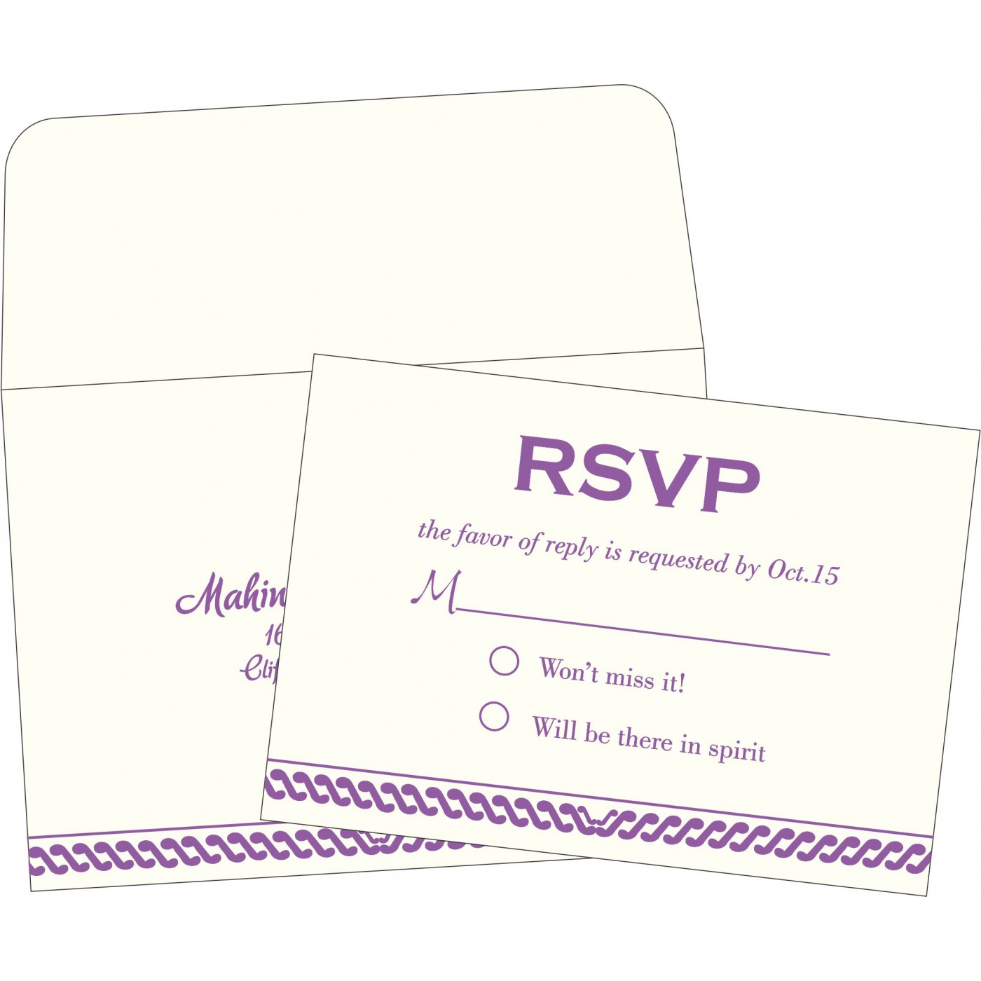 RSVP Cards : CRSVP 1327