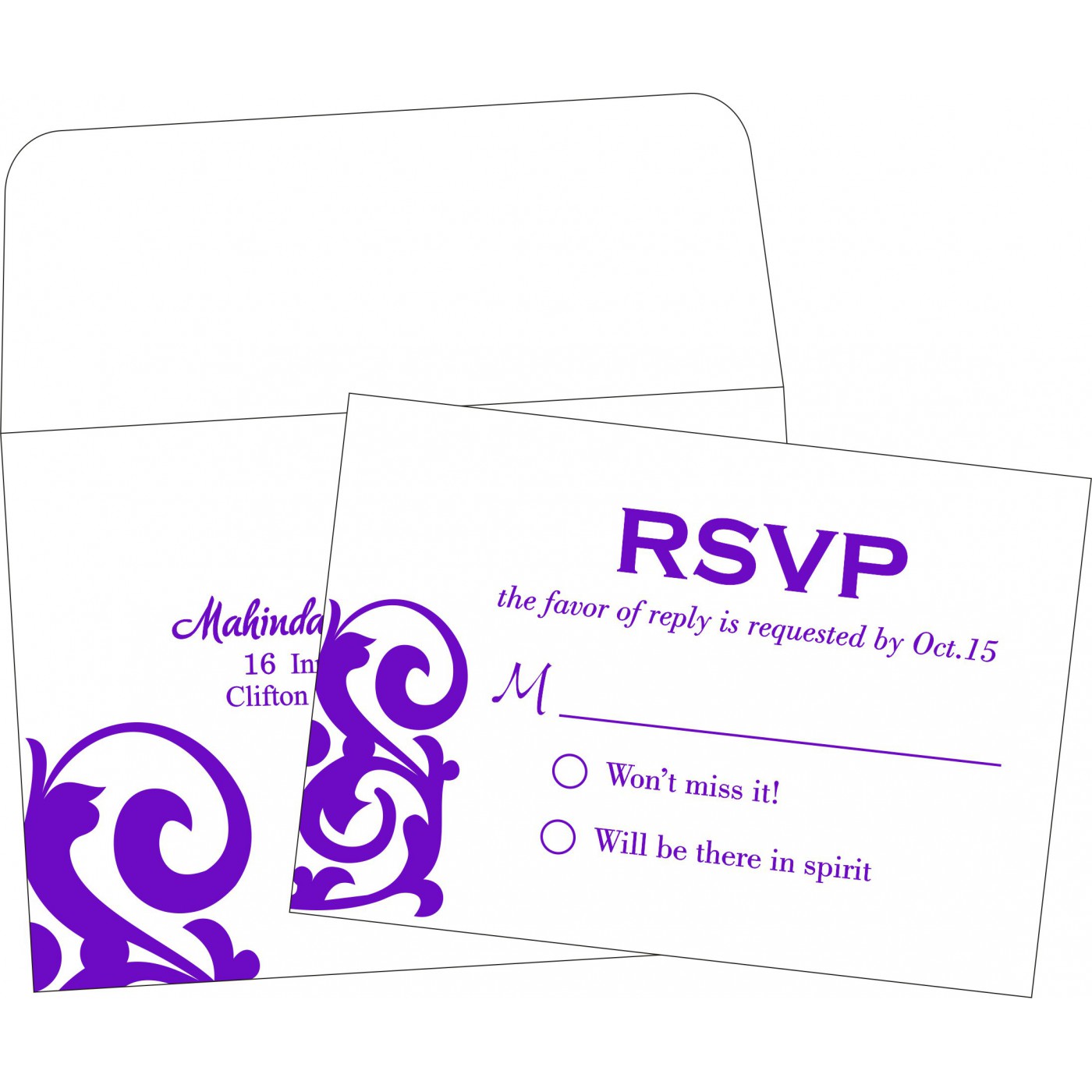 RSVP Cards : CRSVP 2278