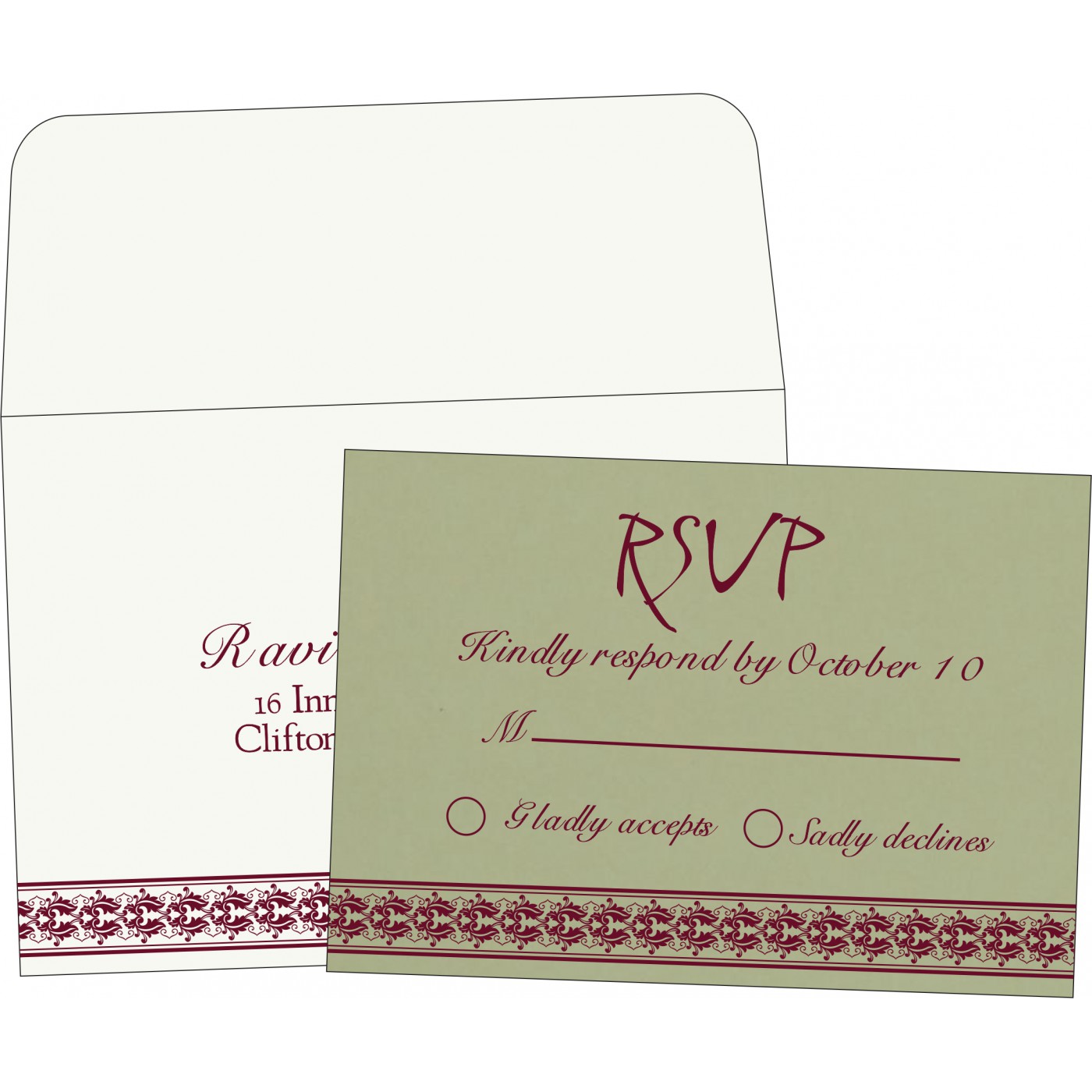 RSVP Cards : CRSVP 5010D