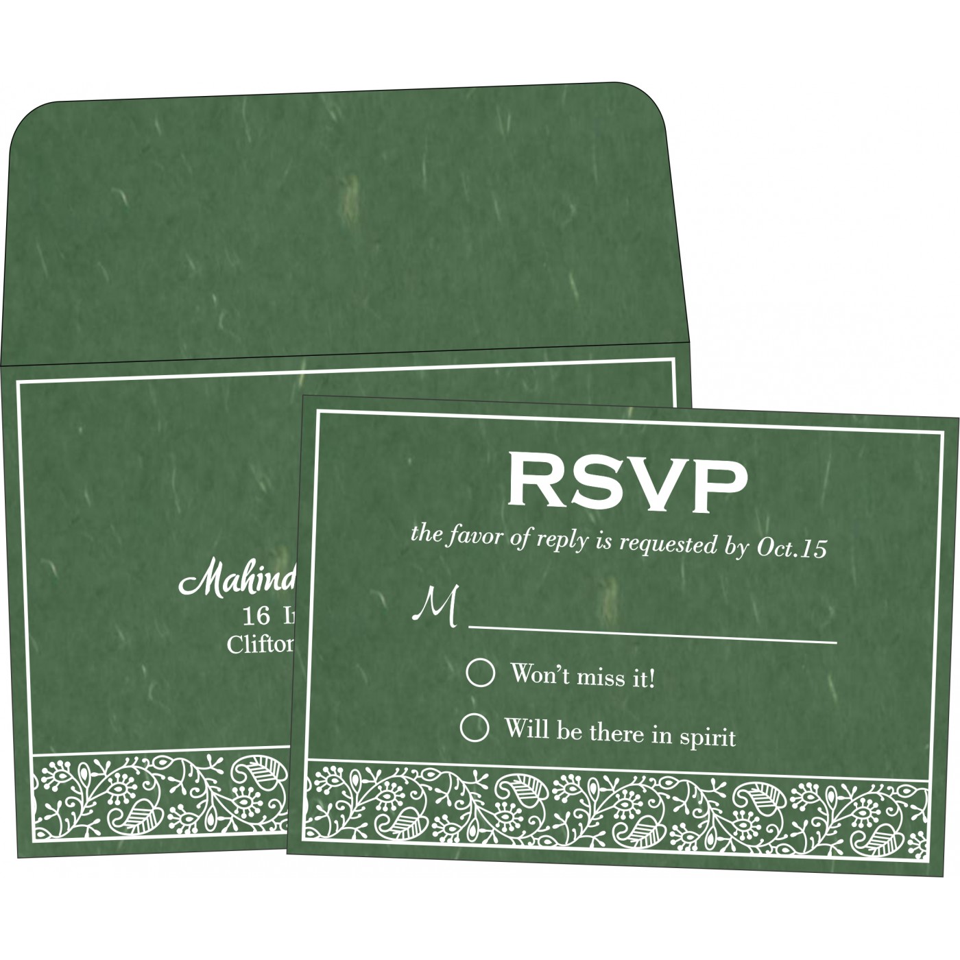 RSVP Cards : CRSVP 8215E