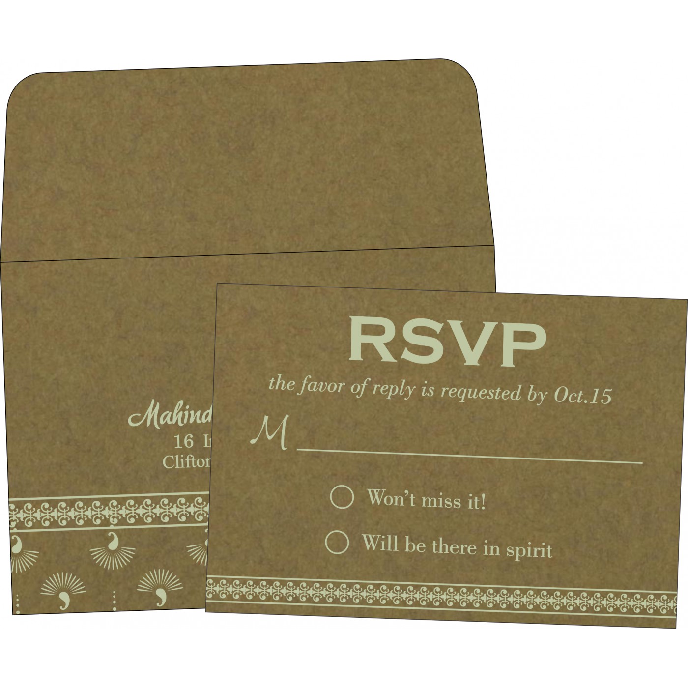 RSVP Cards : CRSVP 8247E