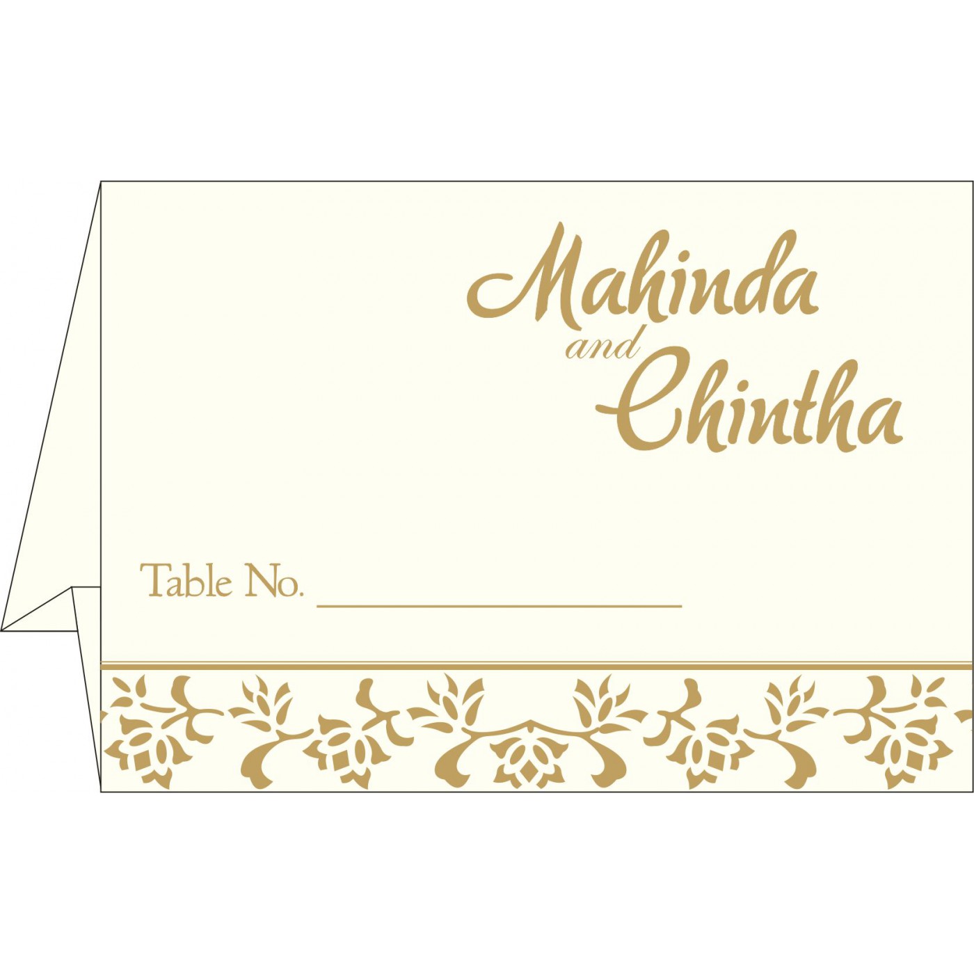 Table Cards : CTC 2238