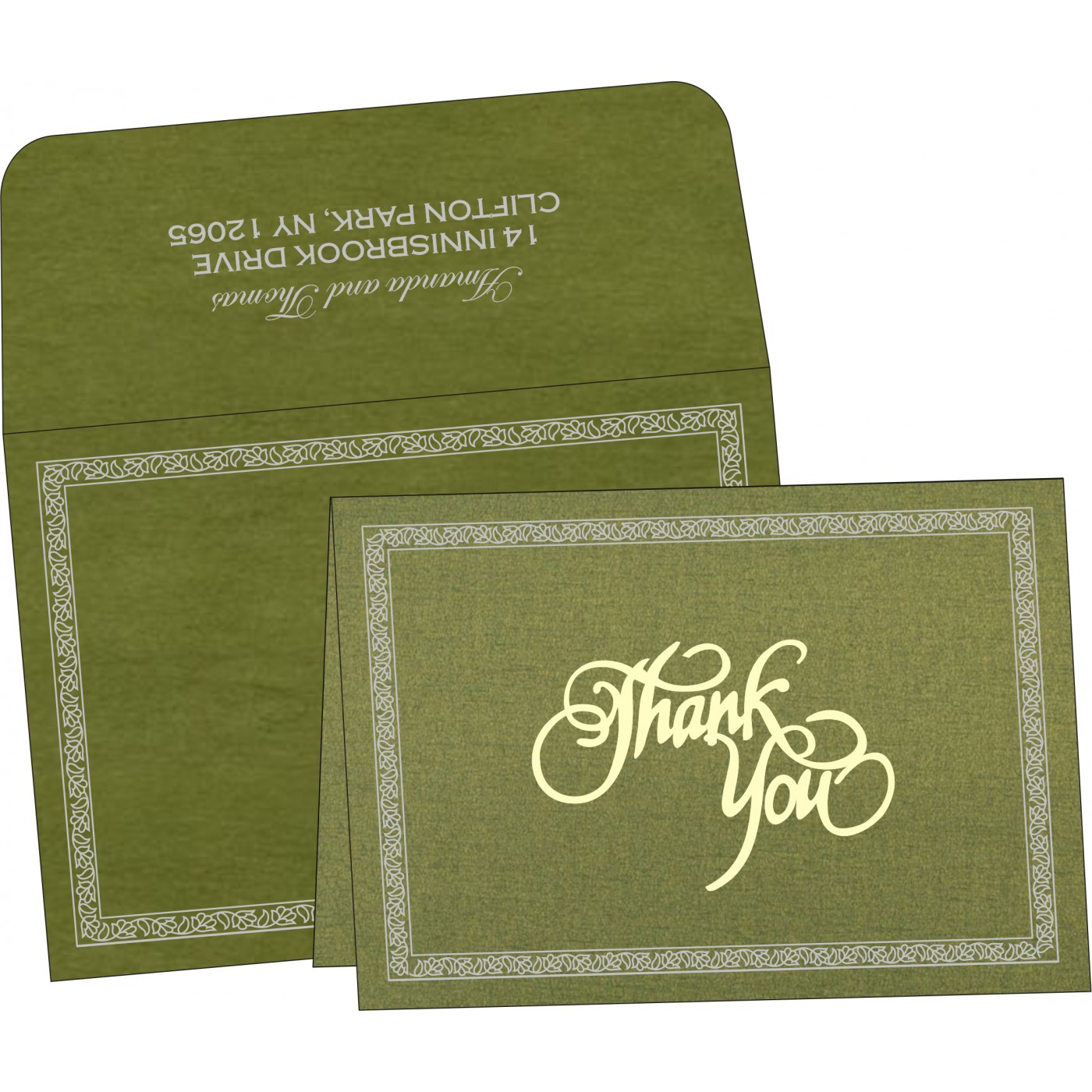 Thank You Cards : CTYC 8211M