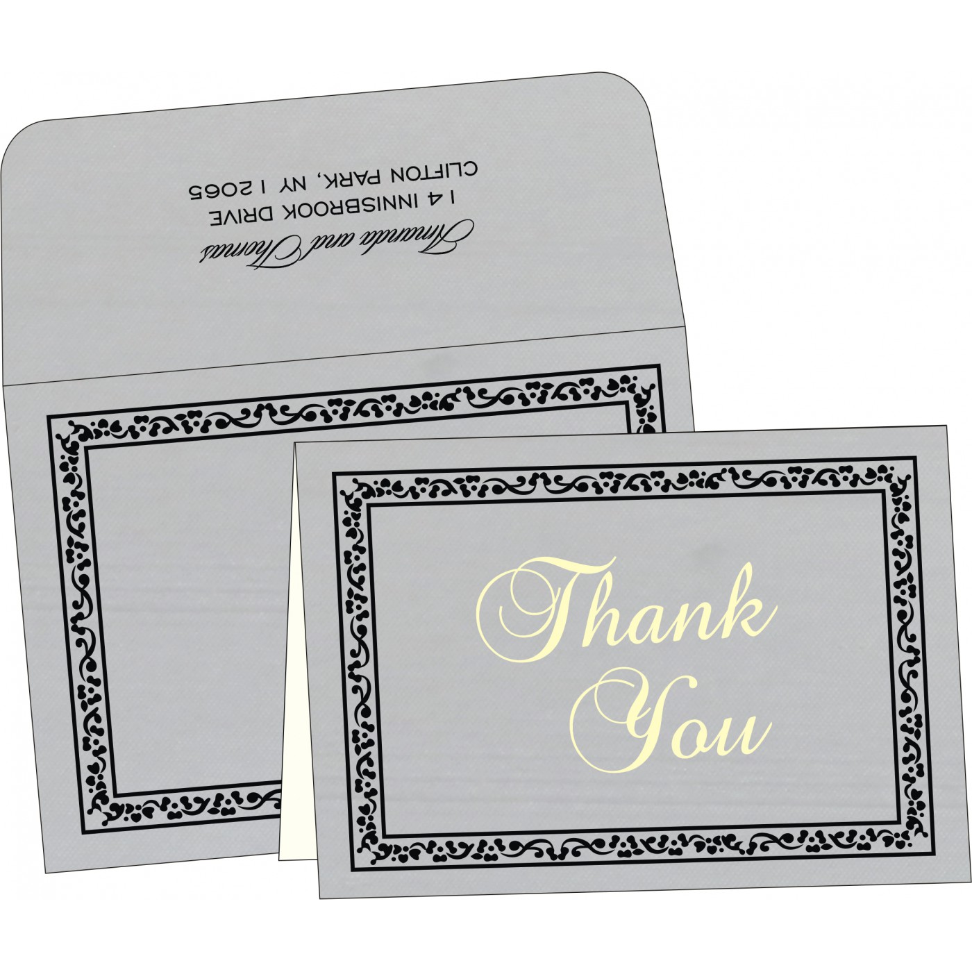 Thank You Cards : CTYC 8214N