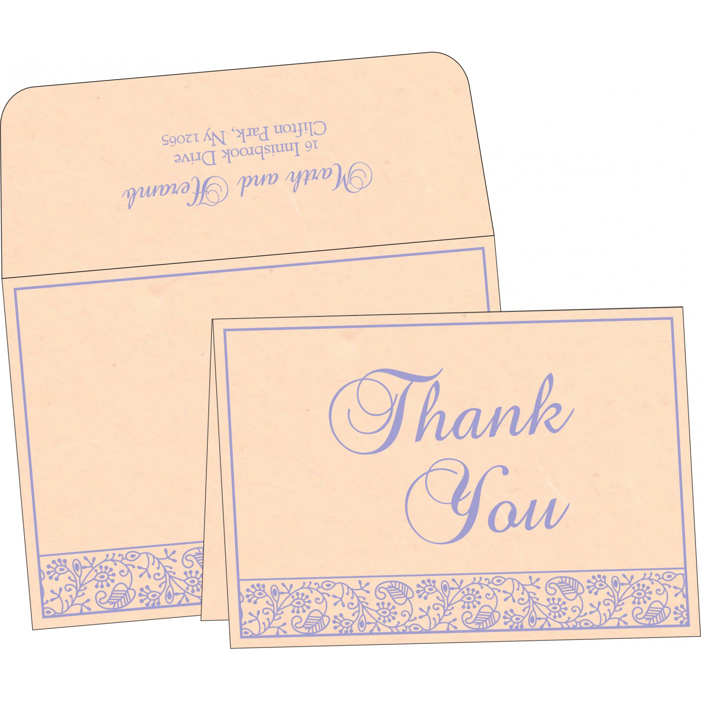 Thank You Cards : CTYC 8215M