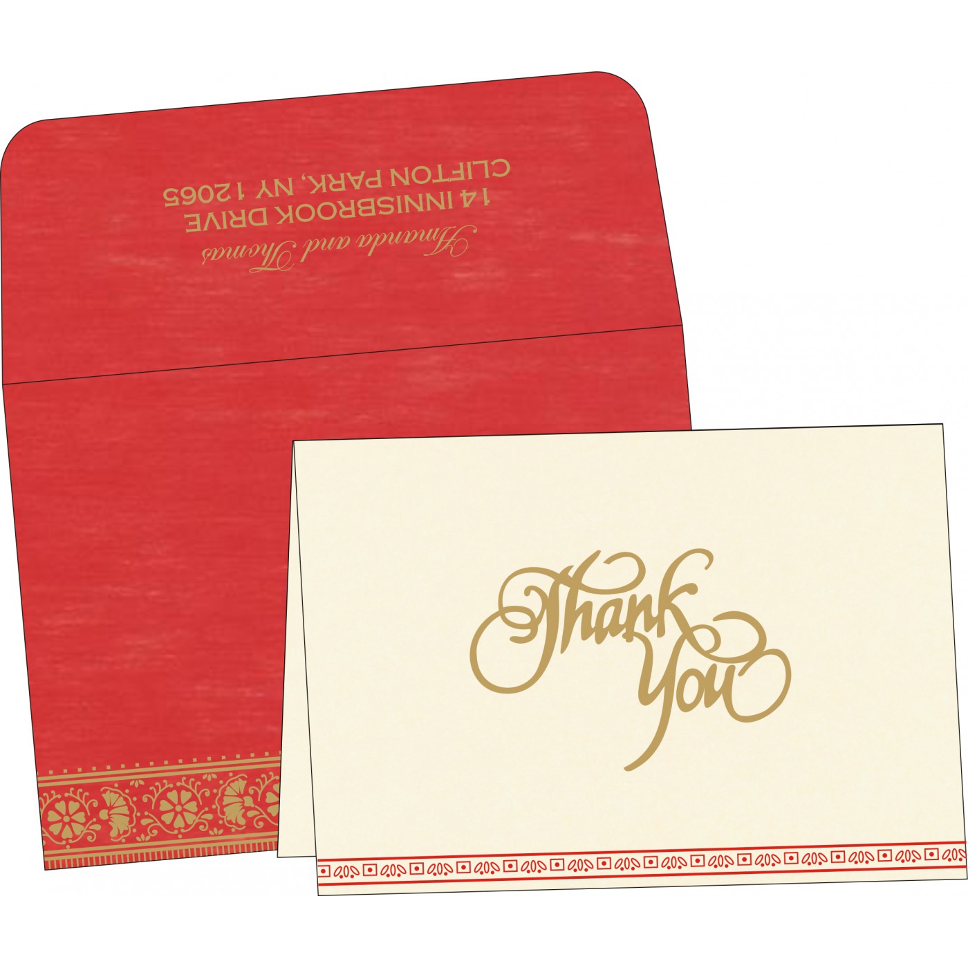 Thank You Cards : CTYC 8242A